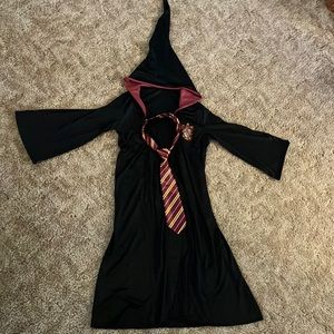 Used Harry Potter Gryffindor cloak and tie.